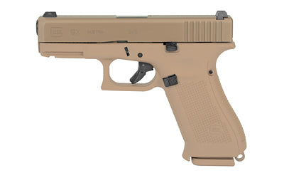 Glock, 19X, Striker Fired, Semi-automatic, Polymer Frame Pistol, Compact, 9MM, 4.02" Barrel, Coyote,Glock Night Sights 3 Magazines,Coyote Color P
