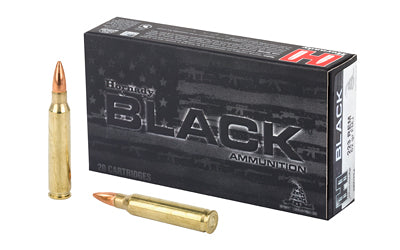 Hornady, BLACK, 223 Rem, 62 Grain, Full Metal Jacket, 20 Round Box