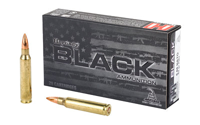 Hornady, BLACK, 556NATO, 62 Grain, Full Metal Jacket, 20 Round Box