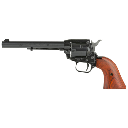 Heritage, Rough Rider, Single Action, Revolver, 22LR, 6.5" Barrel, Alloy, Black Oxide Finish, Black, Cocobolo Grips, Fixed Sights, 6 Rounds, Long Rifle Cylinder Only