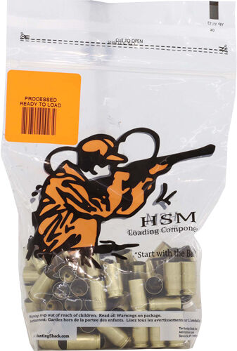 HSM BRASS 40 SW ONCE FIRED UNPRIMED 100 PACK