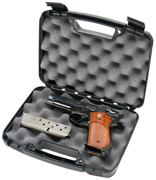 MTM Snap-Latch Single Handgun Case for Up to 4" Barrels Black