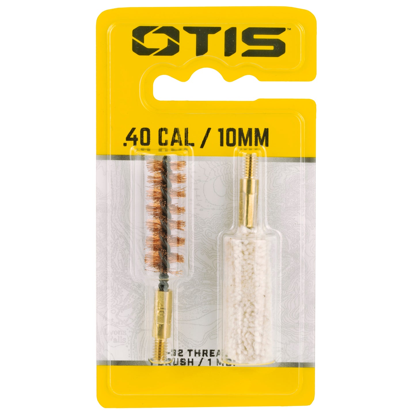 Otis Technology, Brush and Mop Combo Pack, For 10MM/40 Caliber, Includes 1 Brush and 1 Mop