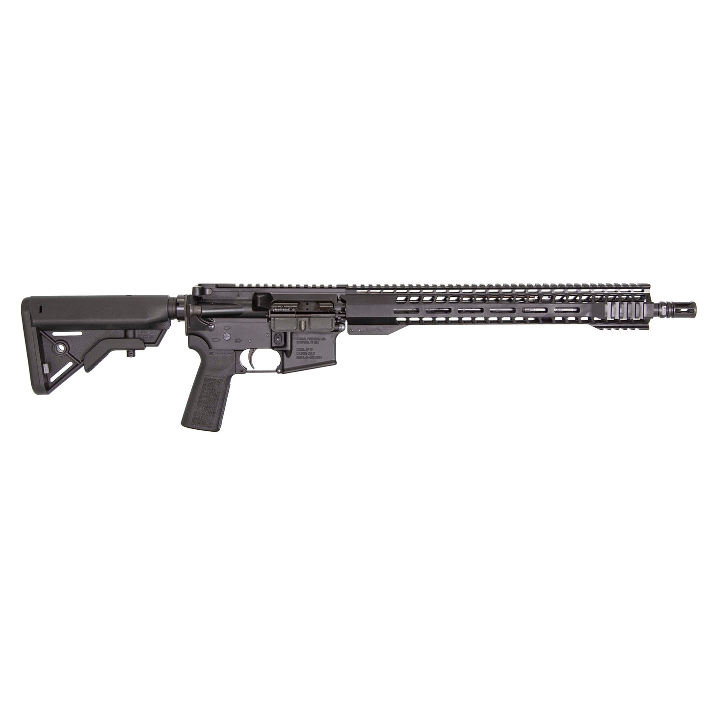 Radical Firearms, RF-15, Semi-automatic, AR, 223 Remington/556NATO, 16" Threaded Socom Profile Barrel, Anodized Finish, Black, Mid Length Gas System, A2 Flash Hider, 15" M-LOK Free FLoat Handguard, B5 Systems Stock and Grip, 30 Rounds, 1 Magazine