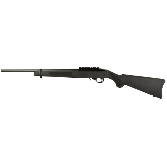 Ruger, 10/22 Carbine, Semi-automatic Rifle, 22 LR, 18.5" Barrel, Factory Installed Scope Base Adapter, Satin Finish, Black, 10 Round, 1 Magazine