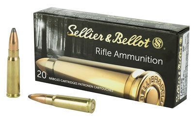 Sellier & Bellot, Rifle, 762X39, 124 Grain, Soft Point, 20 Round Box