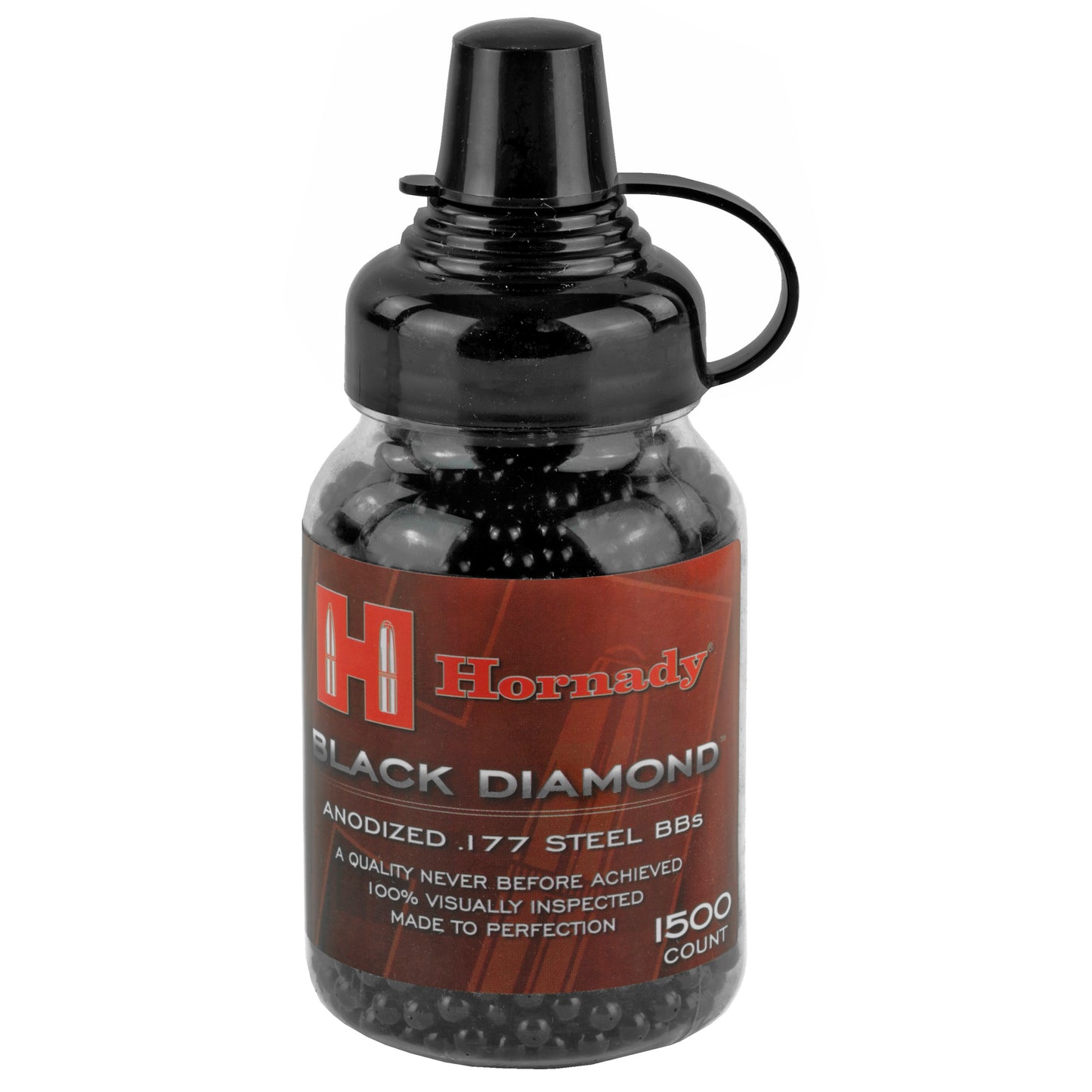 Umarex, Hornady Black Diamond .177 Steel BBs, Bottle of 1500