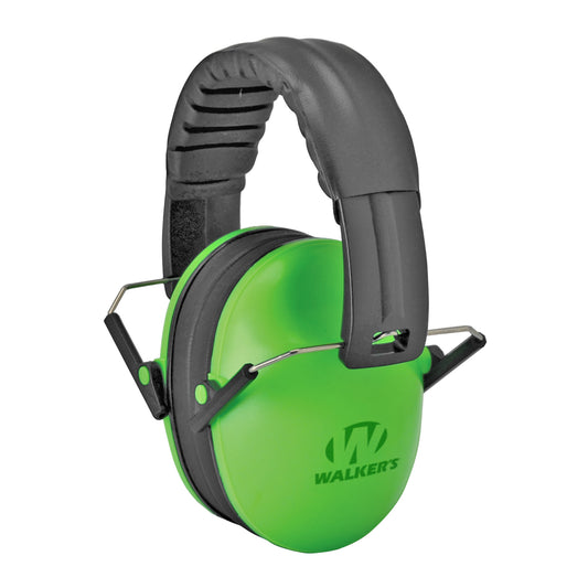 Walker's, Passive, Ultra Compact Hearing Protection, Earmuff, Lime Green
