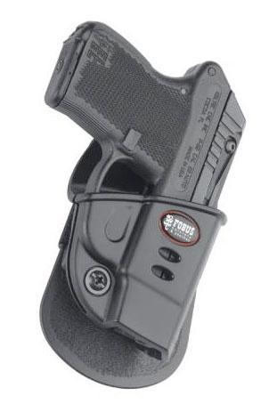 Fobus Evolution Series Paddle Holster For Kel-Tec P3AT in Black Right Hand