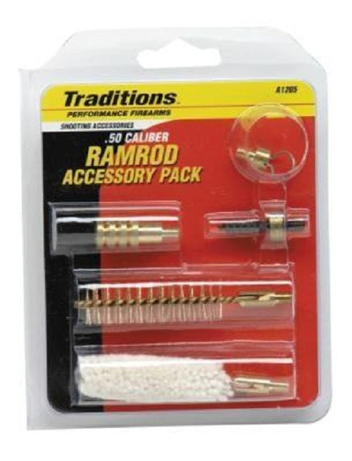 Traditions Ramrod Accessories Pack for Muzzleloader .50 cal (5 popular tips) 10/32 threads