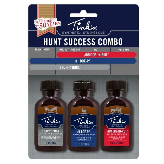Tink's W5999 Success Kit Synthetic Deer Hunting Lure Scent Set (1oz Bottles)