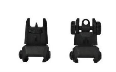 ATI Tactical Flip Up Front & Rear Back Up Sight - Polymer