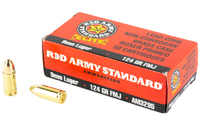 Century Arms, Red Army Standard Elite, 9MM, 124Gr, Full Metal Jacket, 50 Round Box