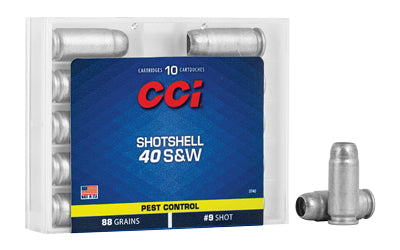 CCI, Shotshell, 40S&W, 88 Grain, Shotshell, #9 Shot Size, 10 Round Box