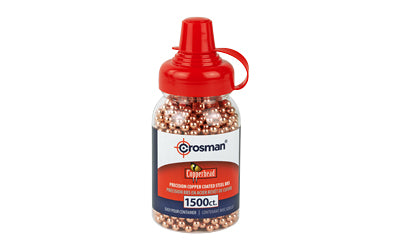 Crosman, Copperhead .177 BB, 1500 BB's Per Bottle, Plastic Bottle