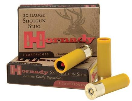Hornady SST Slug 20 ga 2 3/4" 250 gr Slug 1800 fps - 5/box