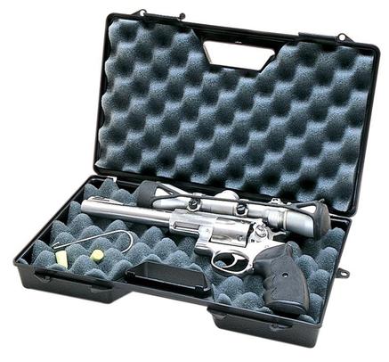MTM Single Handgun Case with Hook for Up to 8.8" Barrel, Black
