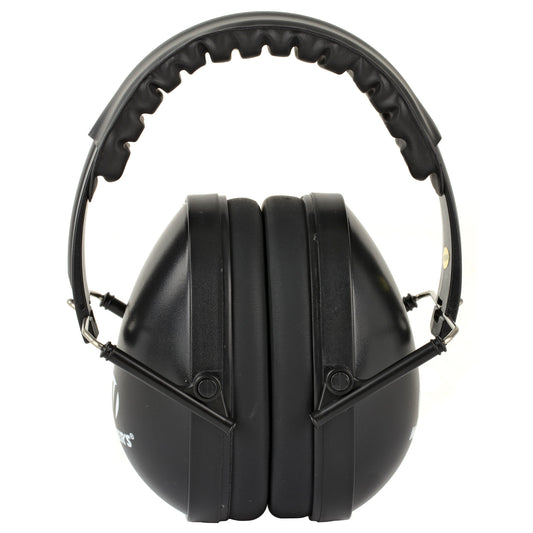 Walker's, Compact and Women Folding Earmuff, Black, 1 Pair, Will Not Fit Adults - Ideal For Smaller Heads