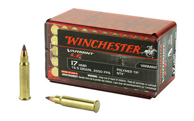 Winchester Ammunition, Rimfire, 17HMR, 15.5Grain, NTX, Lead Free, 50 Round Box, California Certified Nonlead Ammunition