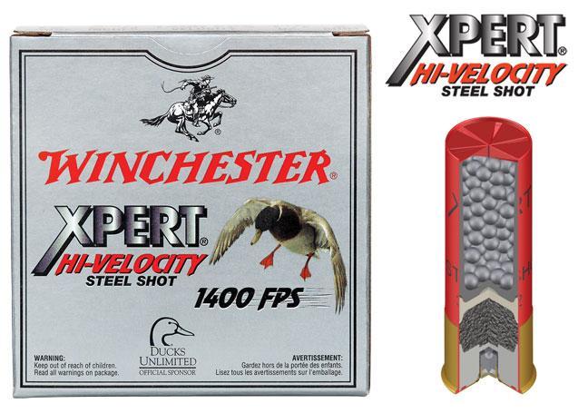 Winchester Xpert High-Velocity Steel 12 ga 2 3/4" 1 1/8 oz #2 1400 fps - 25/box
