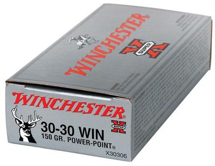 Winchester Super-X Power Point Rifle Ammunition .30-30 Win 150 gr PSP 2390 fps - 20/box