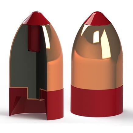 Powerbelt AeroTip Copper-Plated Muzzleloader Bullets .54 cal 348 gr AERO CHP 15/ct