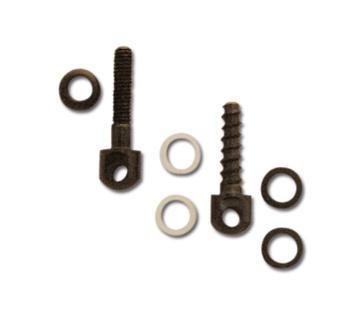 GrovTec Small Parts - 1 Machine Screw Swivel Stud & Nut - 7/8", 1 Wood Screw - 3/4"