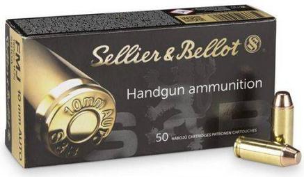Seller and Ballot Handgun Ammunition 10mm Auto 180 gr FMJ 1164 Fps 50/ct